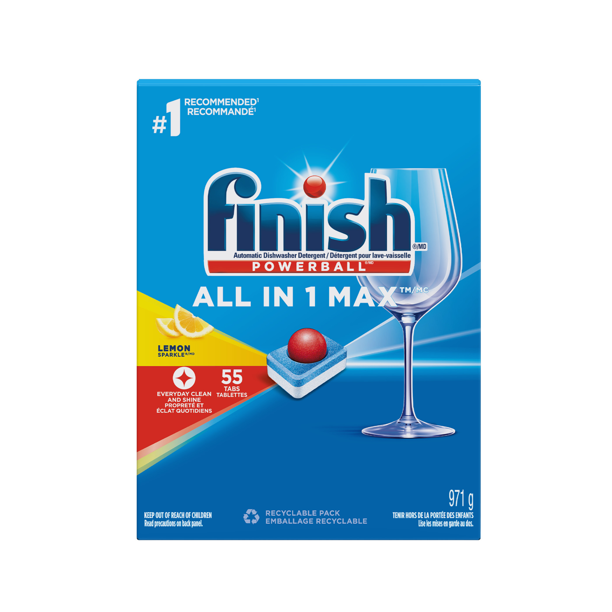 FINISH Powerball All In 1 MAX Tabs  Lemon Scent Canada
